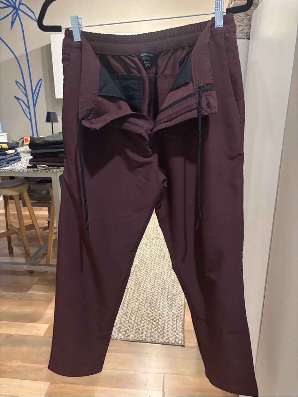 Banana Republic Men's Maroon Tech Pants